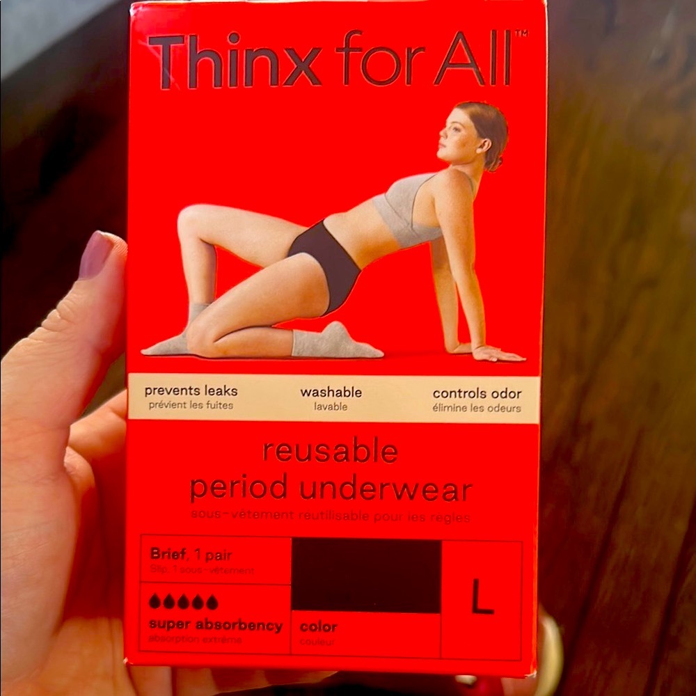 Reusable Period Underwear - Black